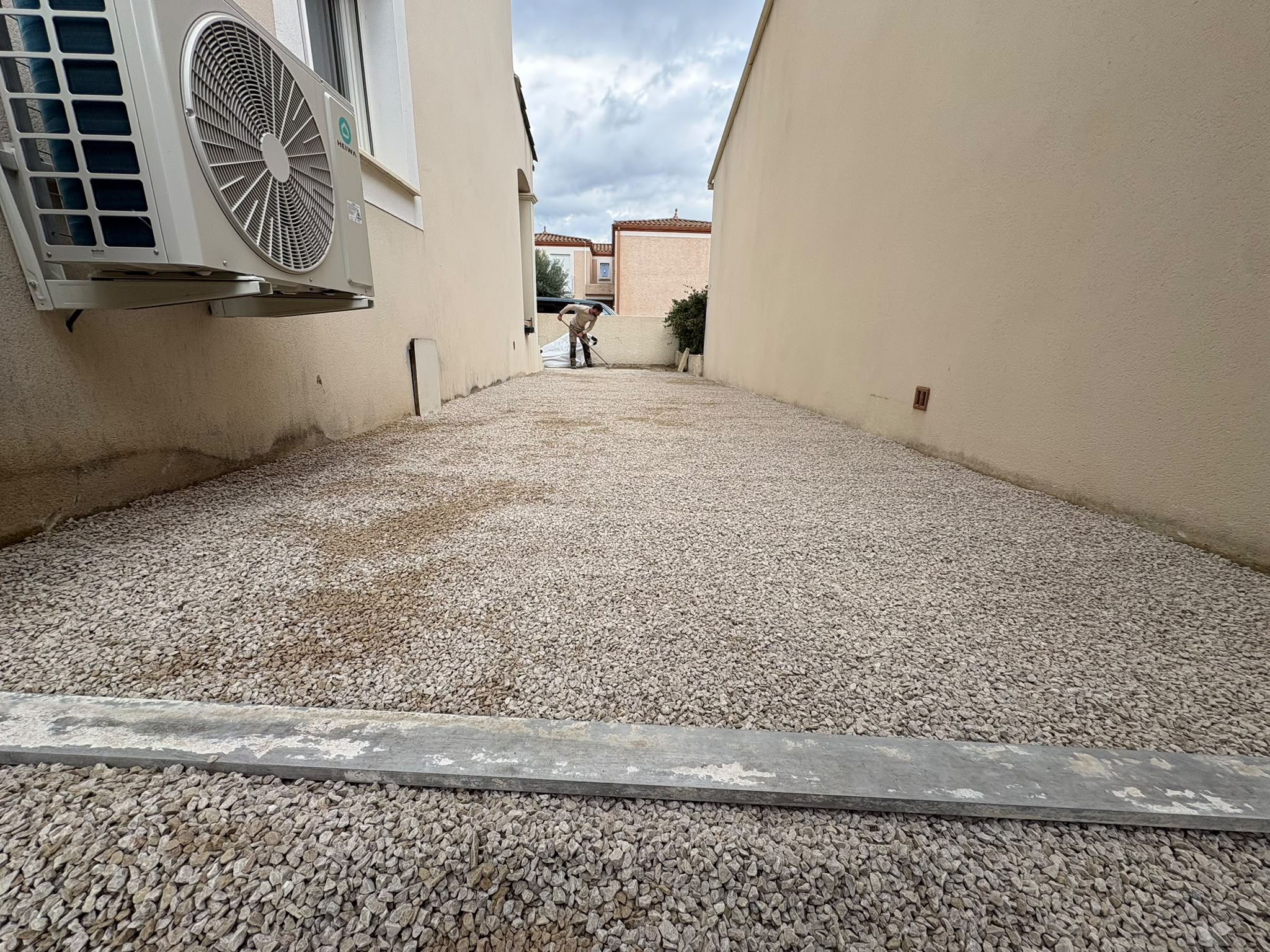 Création d’une allée en gravier stabilisé à Clapiers à Clapiers